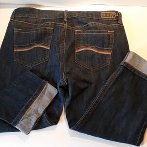 Industrial Cotton sz 11 cropped Jeans